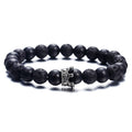 Natural Agate Volcanic Stone Bracelet
